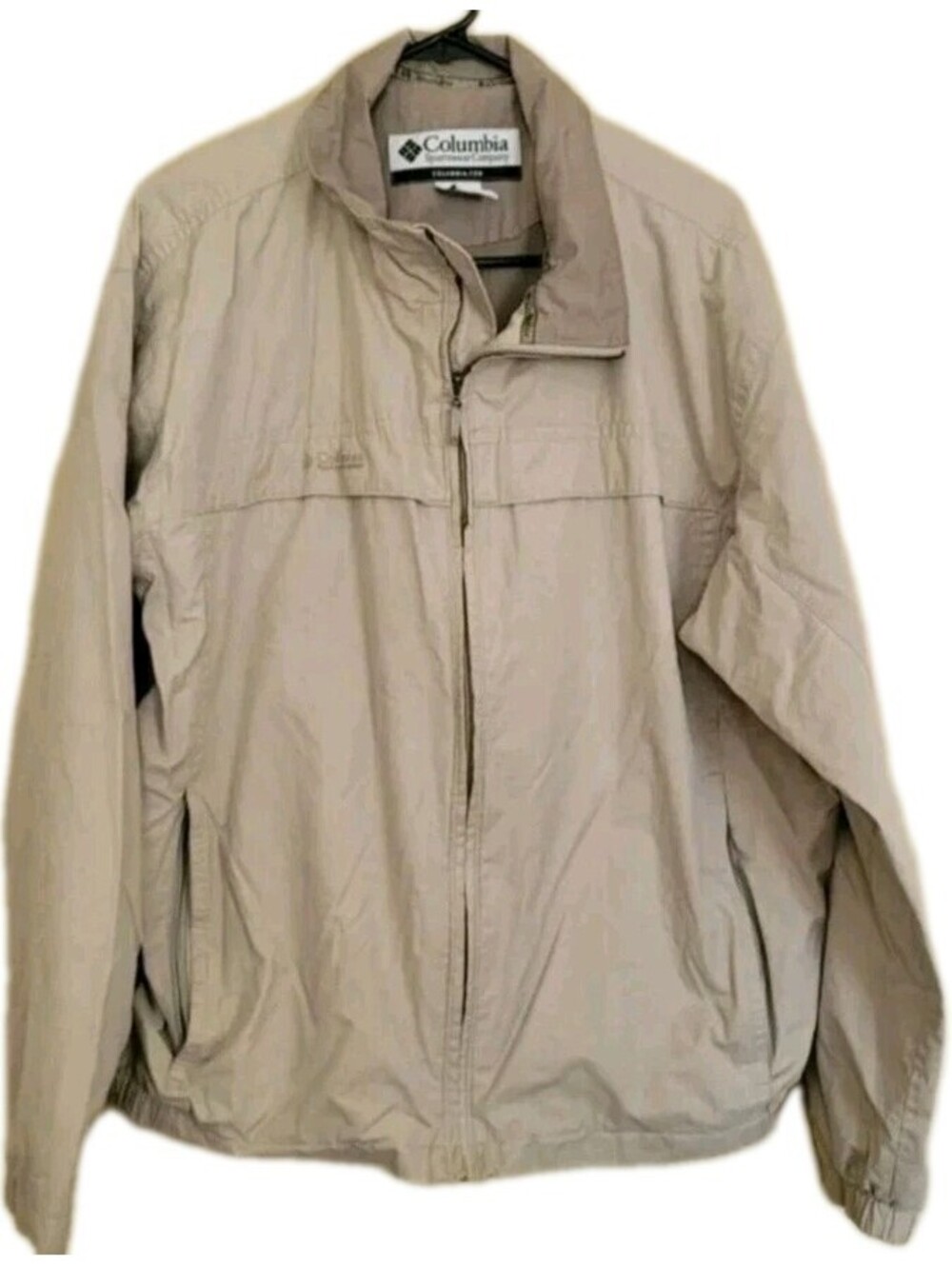 Columbia Jacket Adult Extra Large Brown Outdoors Parka Zip Coat Casual Mens A22